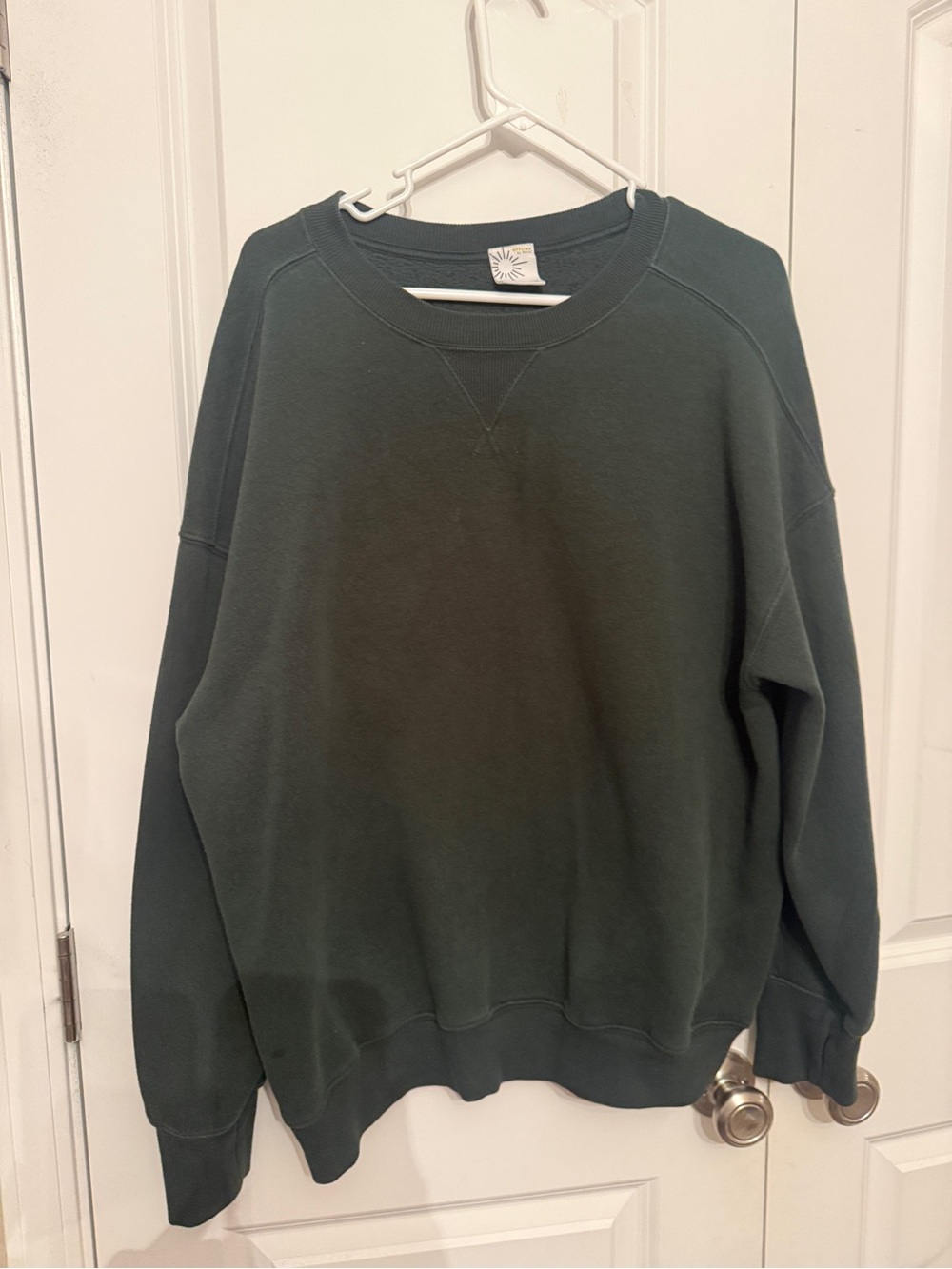 Aerie OFFLINE Oversized Crewneck - Dark Green